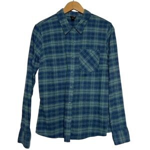 Patagonia Heywood Flannel Button Down Shirt Plaid Organic
